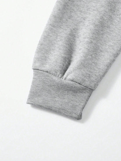 Men's Cool Biker Graphic Zip-Up Autumn Winter Hoodie