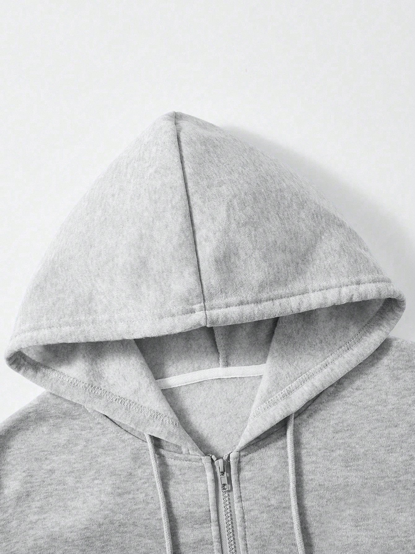 Men's Cool Biker Graphic Zip-Up Autumn Winter Hoodie