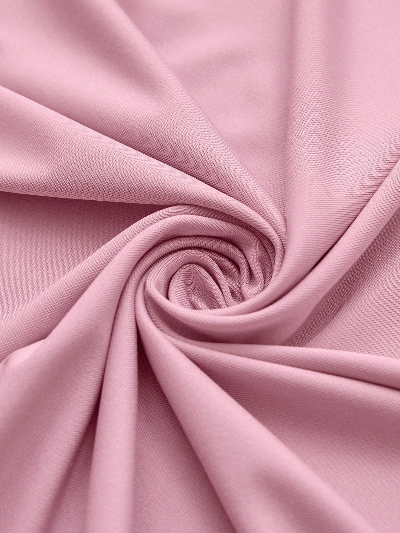 Elegant Pink Ruched Slit Maxi A-Line Dress