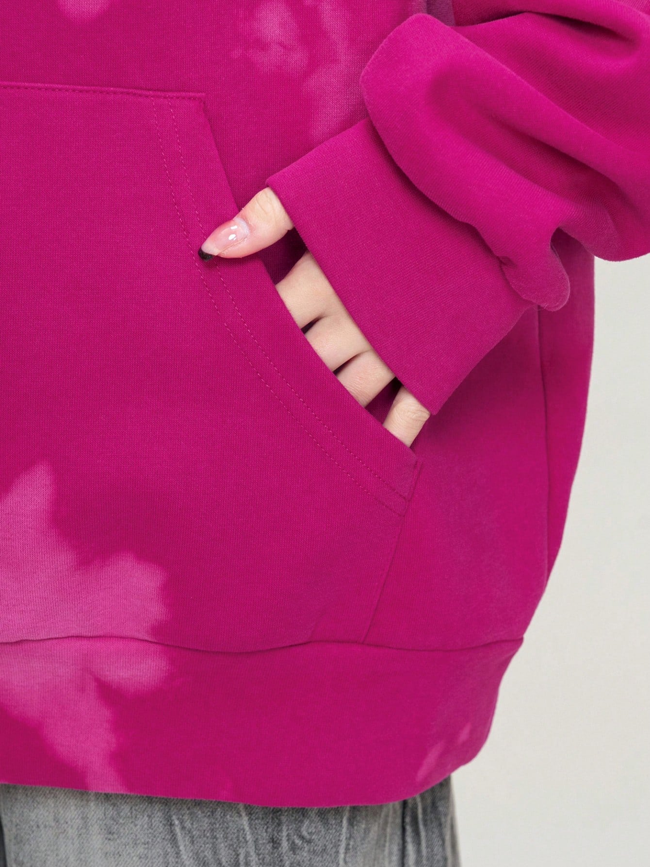 Women's Casual Contrast Color Loose Fit Winter Hoodie