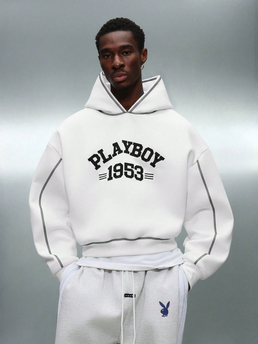 Playboy X Sumwon Crop Fit Heritage Bunny Logo Hoodie