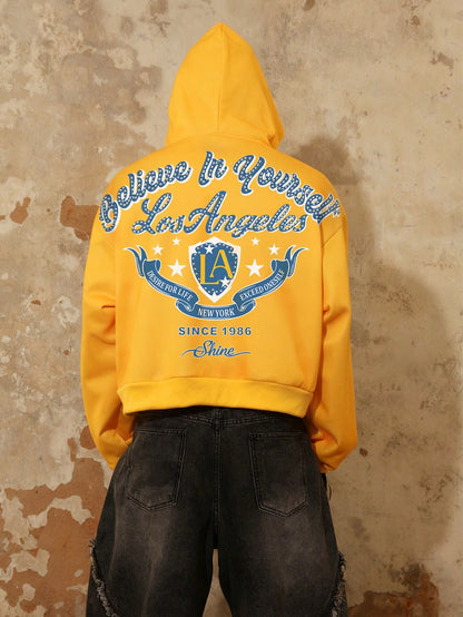 Men's City Street Hiking Graphic Hoodie