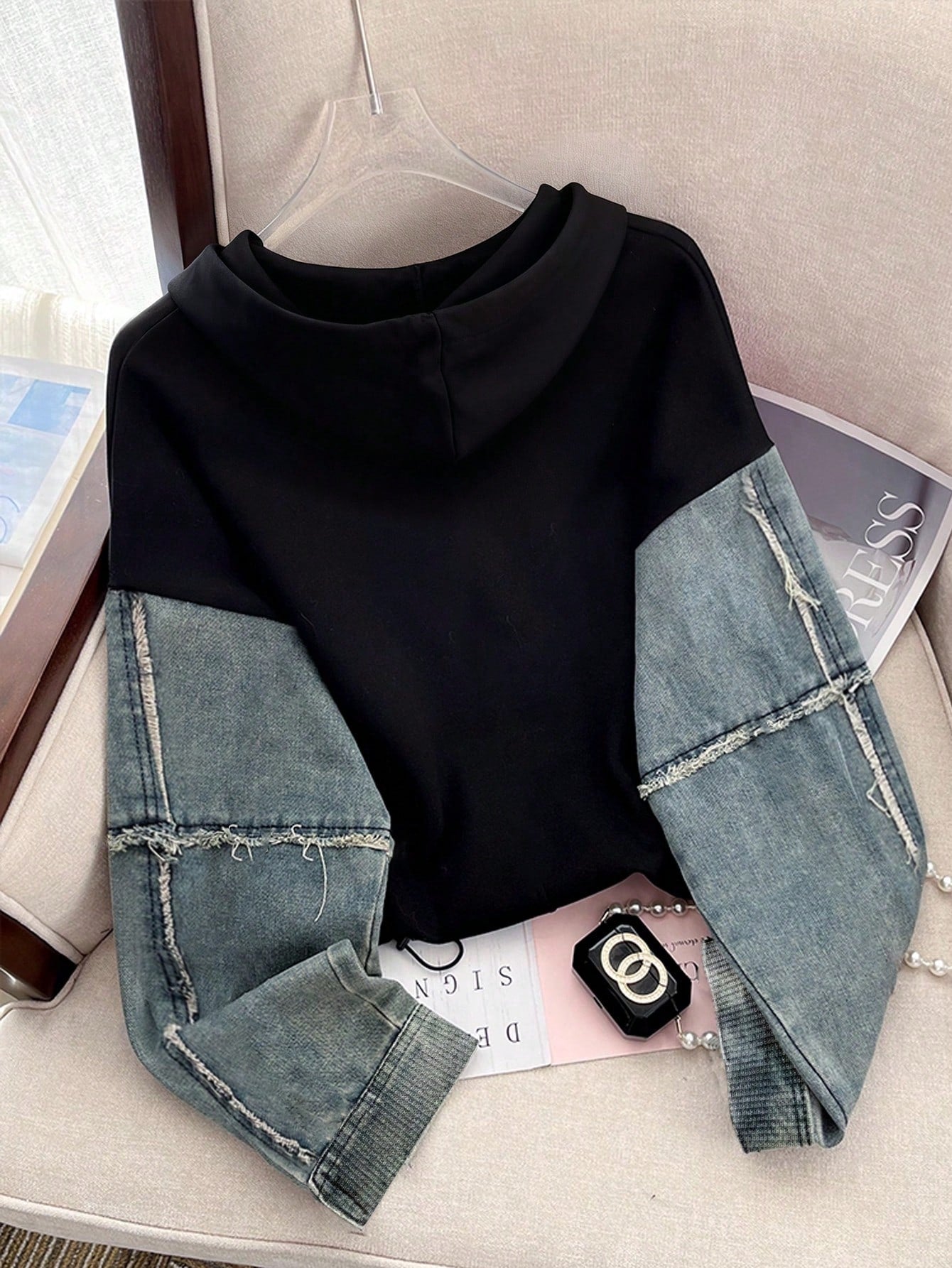 Women's Cute Mouse Ear Hooded Casual Pullover Hoodie