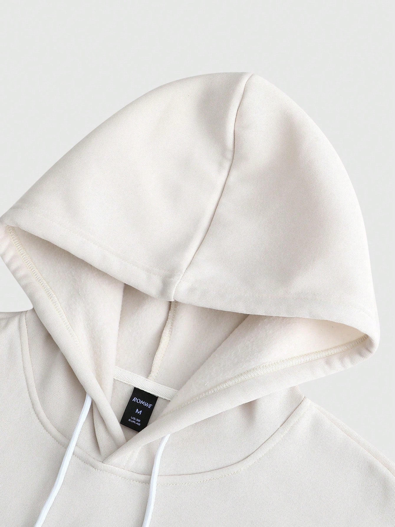 Men's Color Block Drawstring Casual Hooded