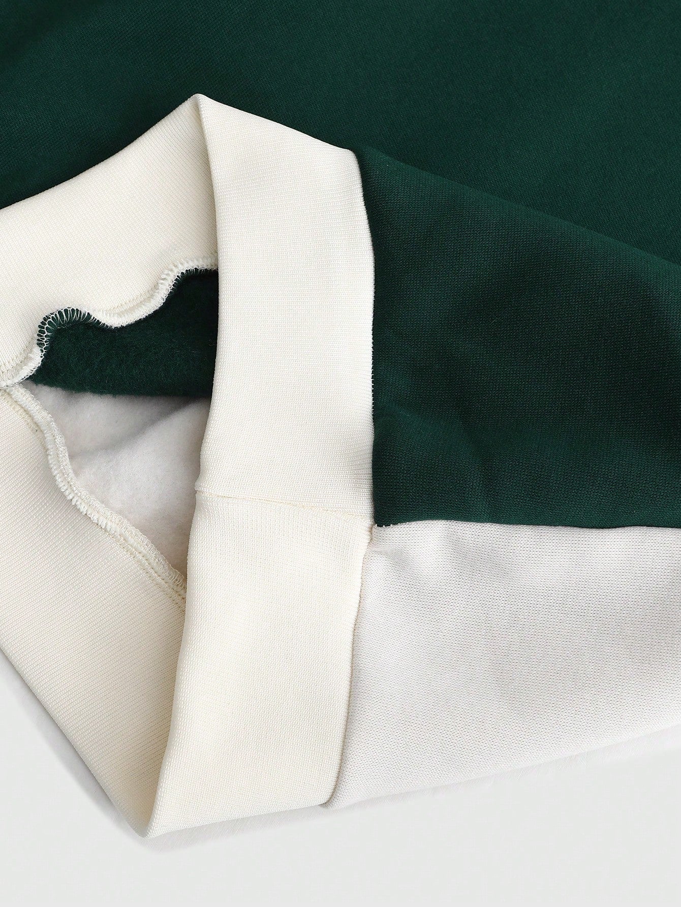 Men's Color Block Drawstring Casual Hooded