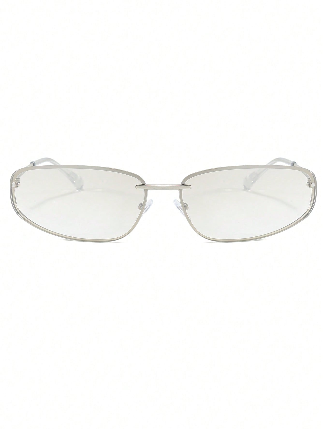 Oval Frameless Y2K Retro Chic Fashion Glasses