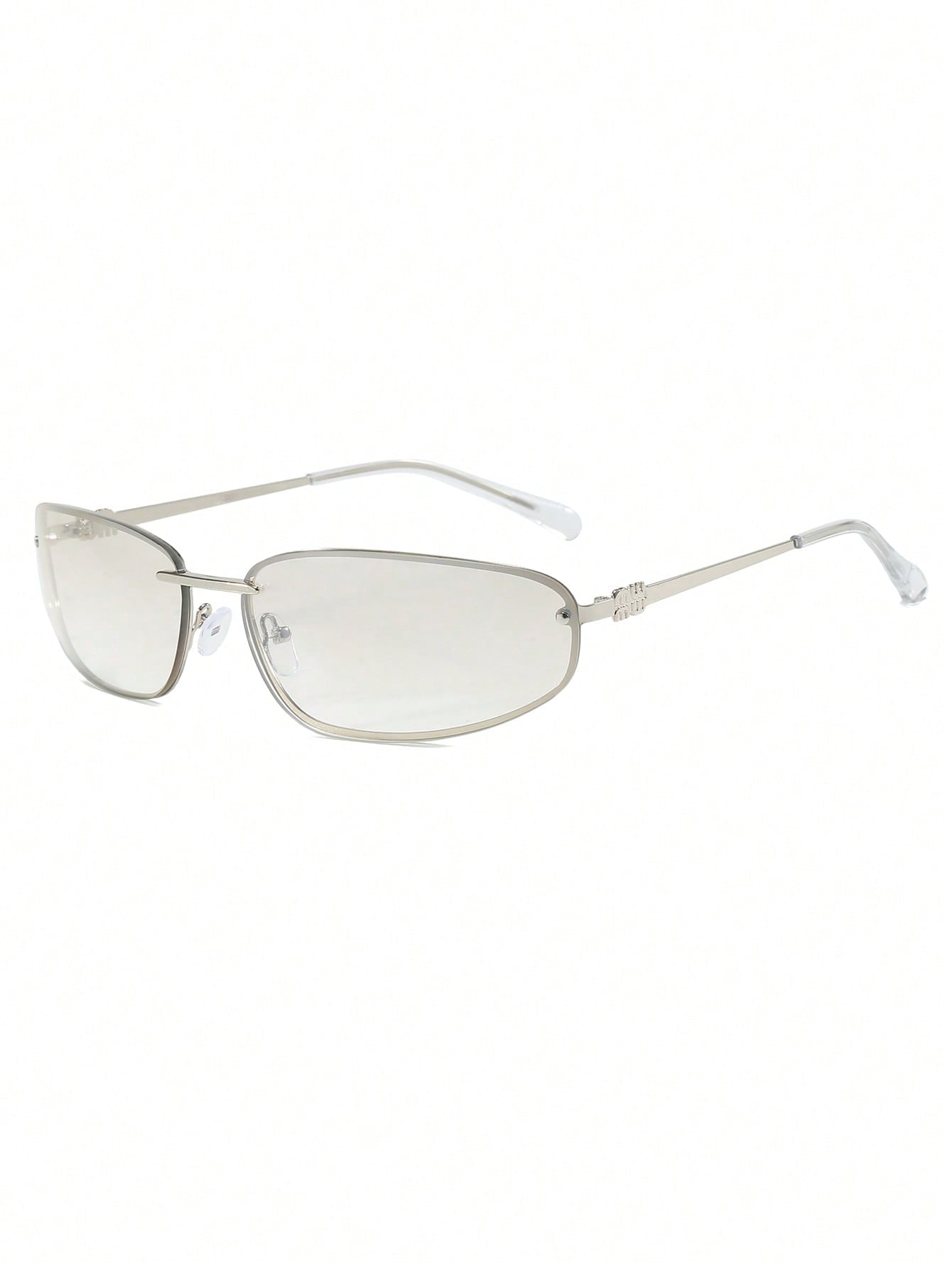 Oval Frameless Y2K Retro Chic Fashion Glasses