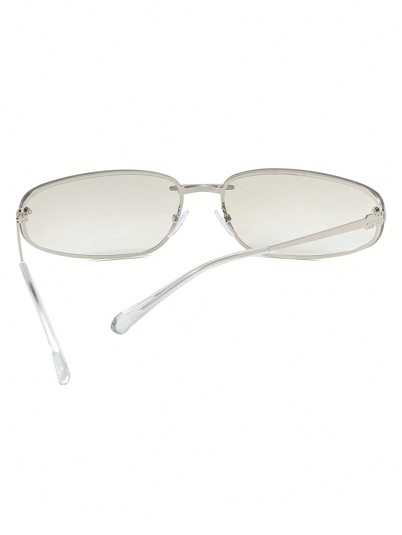 Oval Frameless Y2K Retro Chic Fashion Glasses