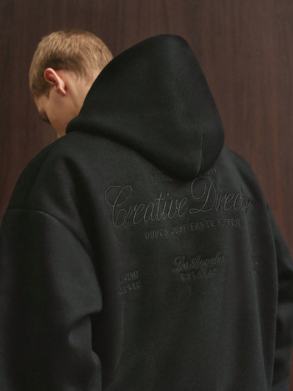 Men's Casual Embroidered Fashion Hoodie Autumn Winter
