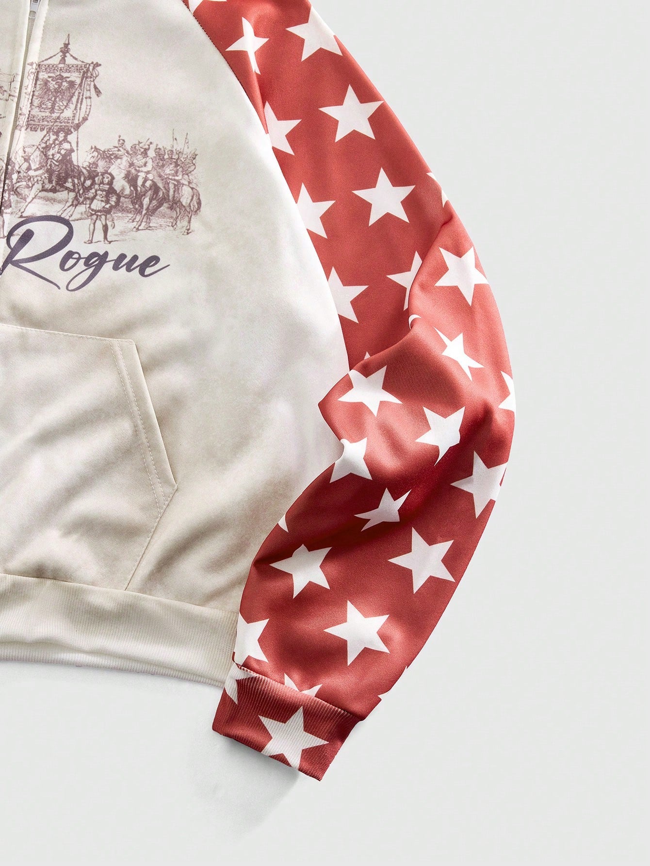 Men's Graphic Zip-Up Winter Hoodie