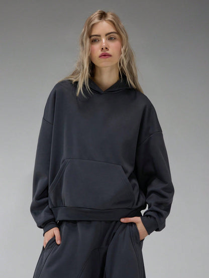 Women's Super Oversized Y2K Hoodie with Back Graphic