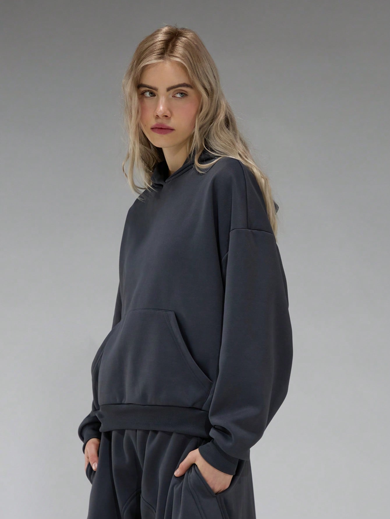 Women's Super Oversized Y2K Hoodie with Back Graphic
