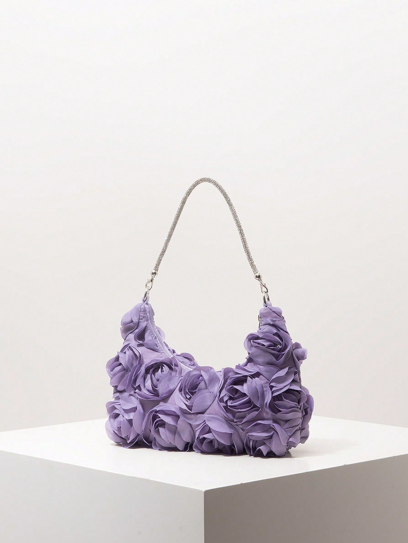 Elegant Rose Flower Bridal Party & Prom Shoulder Bag