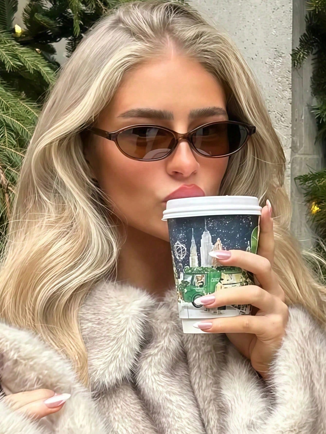 Retro Oval Small Frame Unisex Fashion Street Glasses