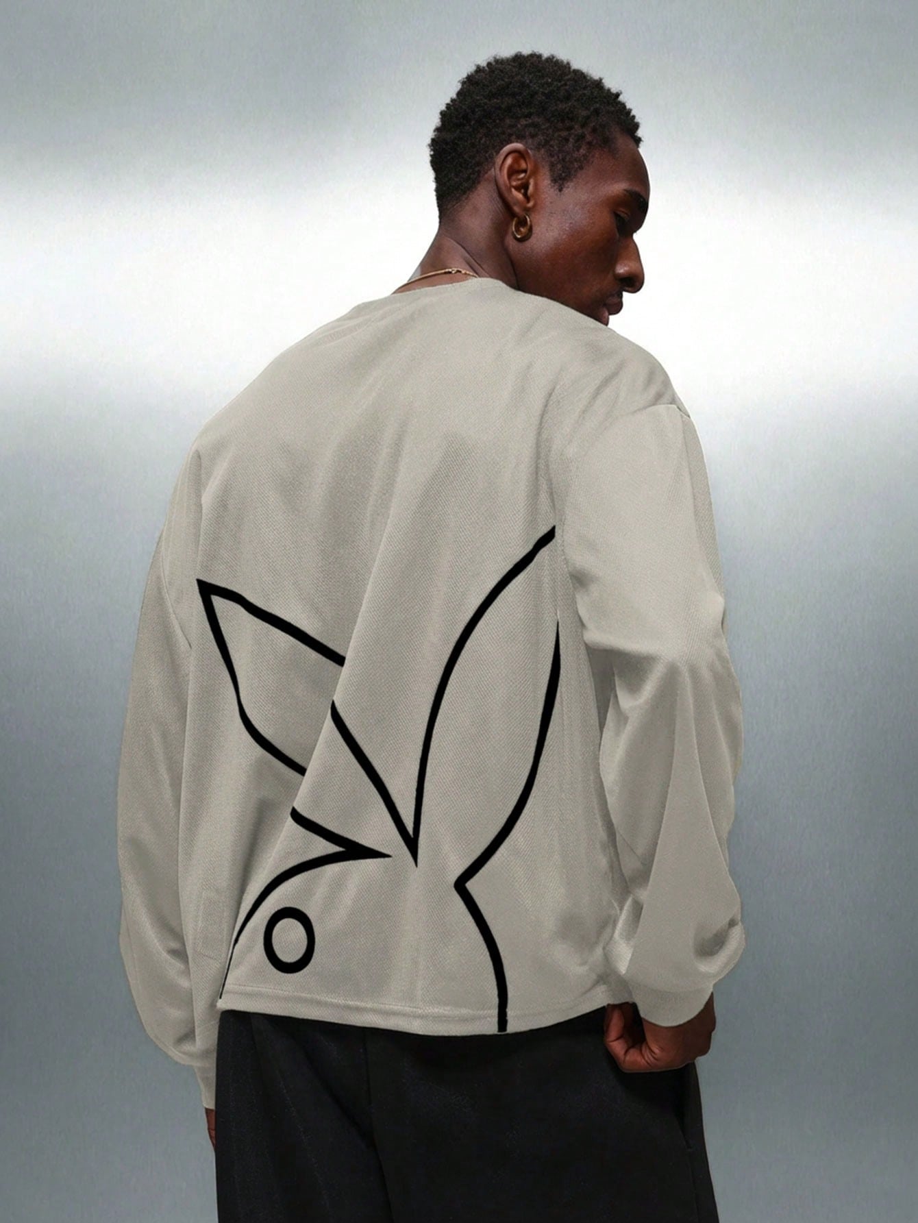 Playboy x Sumwon Crop Long Sleeve Graphic Tee