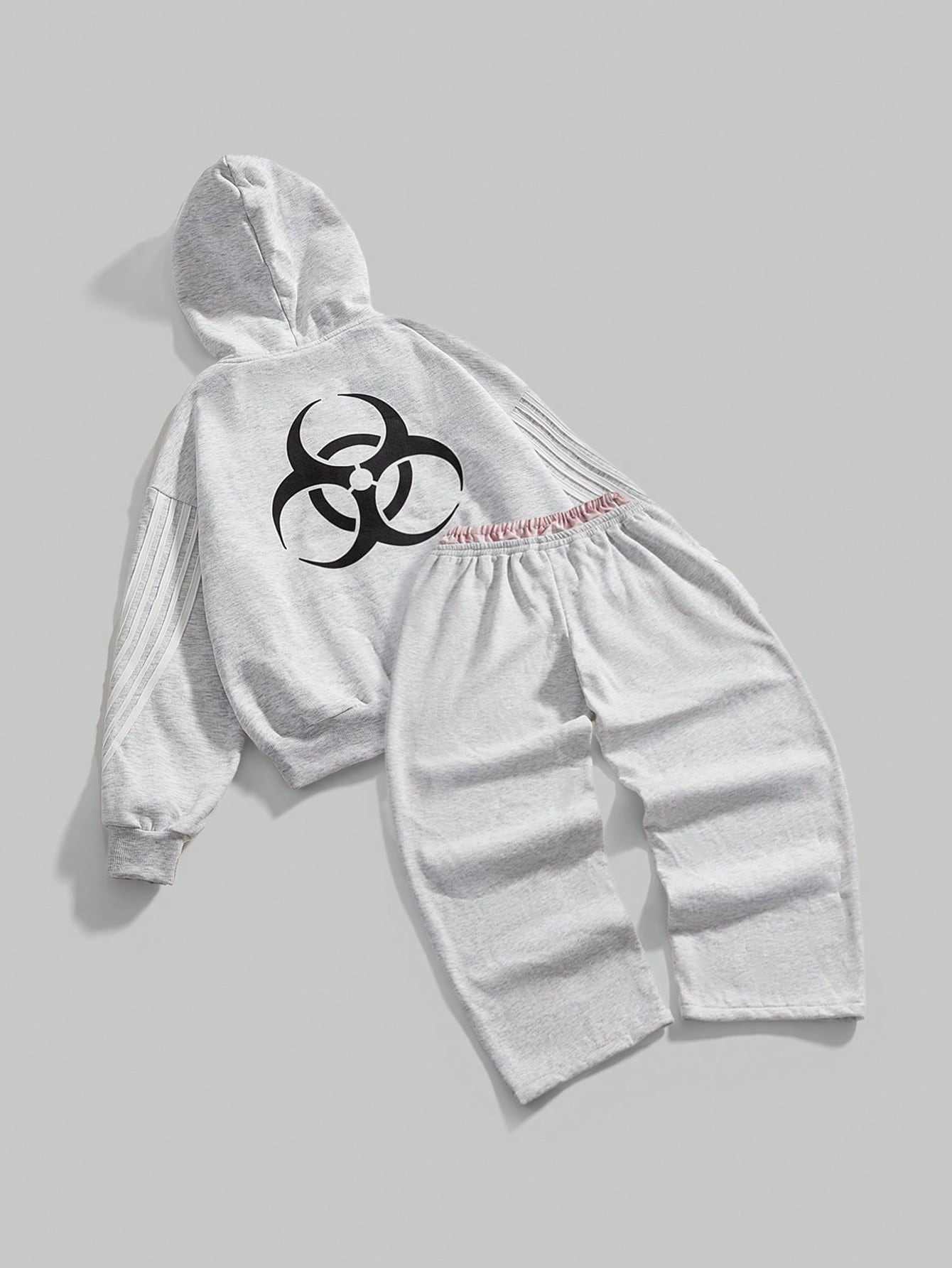 Women's Y3K Dual Waist Streetwear Hoodie and Pants Set