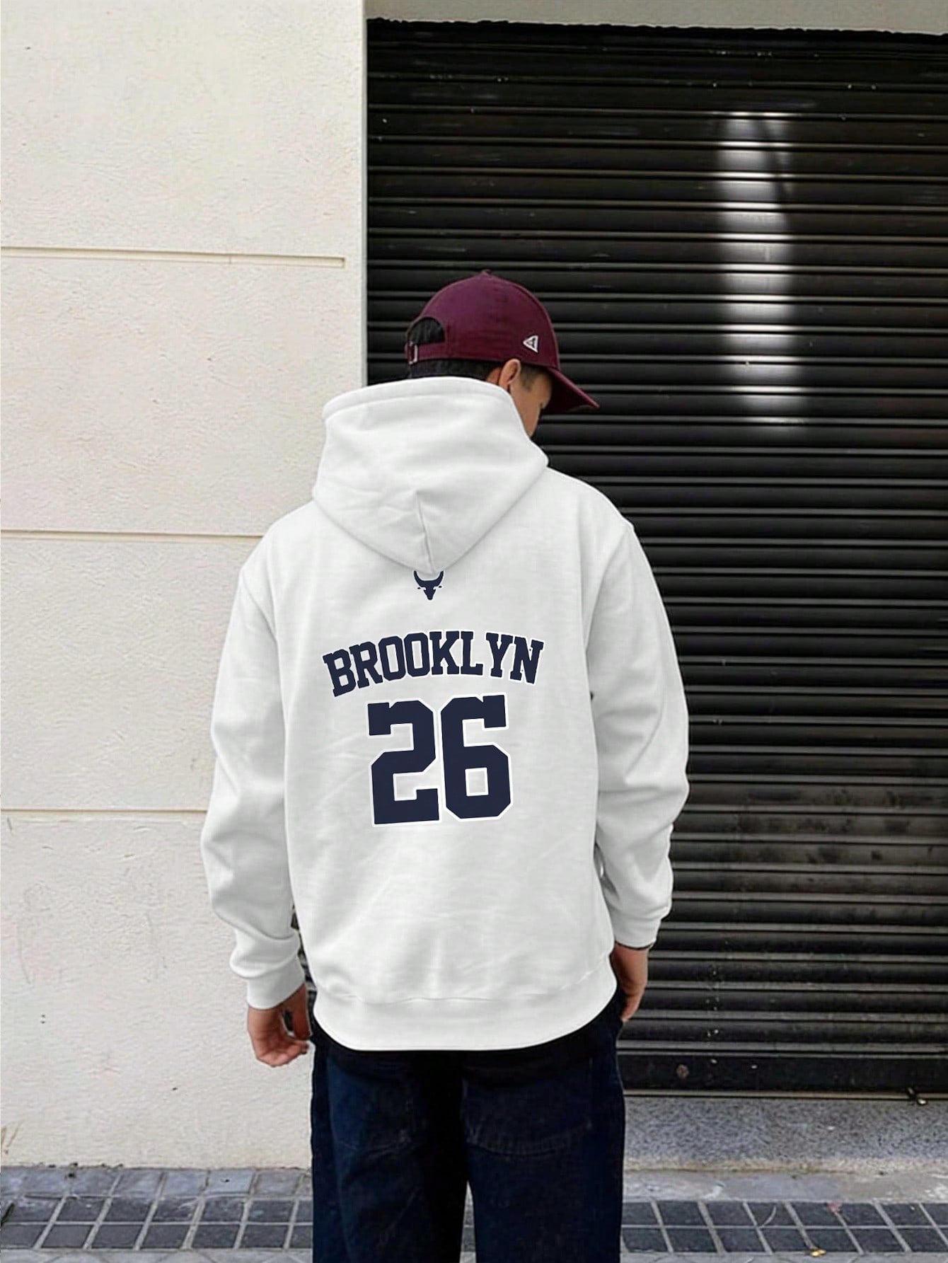 Men's Casual Loose Fit Long Sleeve Hoodie