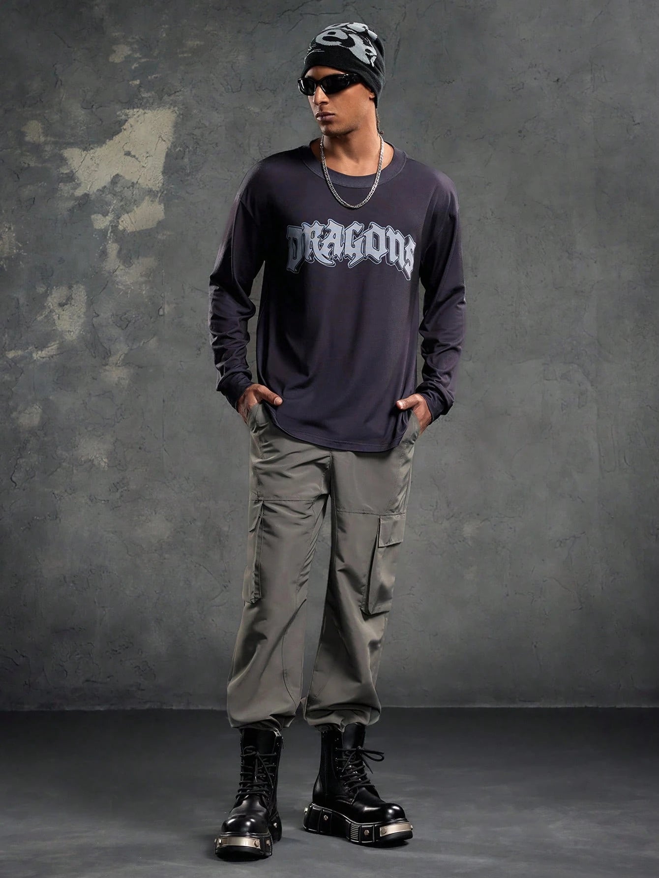 Men's How to Train Your Dragon Print Long Sleeve Tee