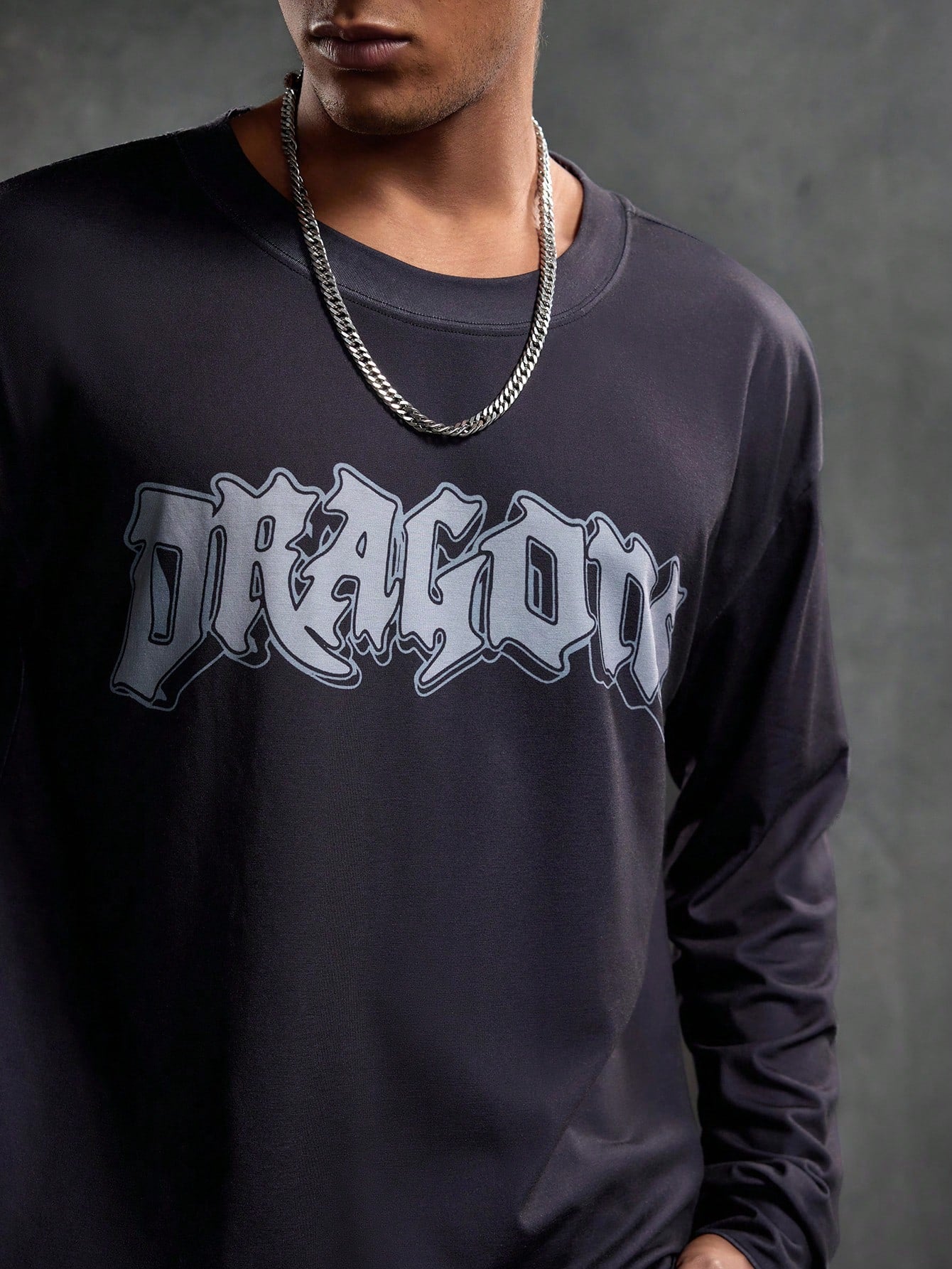 Men's How to Train Your Dragon Print Long Sleeve Tee