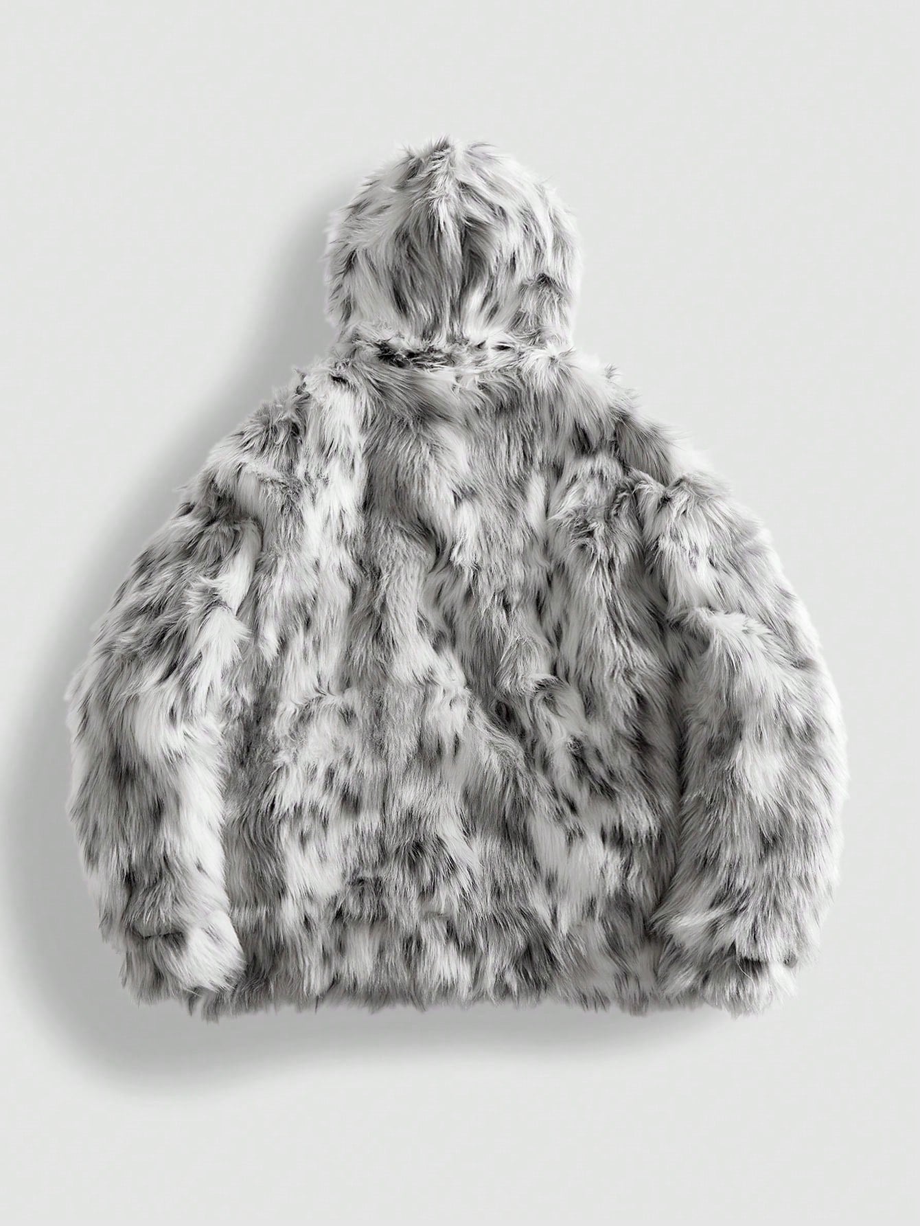 Men's Tie-Dye Thermal Loose Hooded Jacket