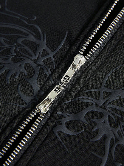 Men's Street Style Letter Embroidered Hoodie & Jogger Set