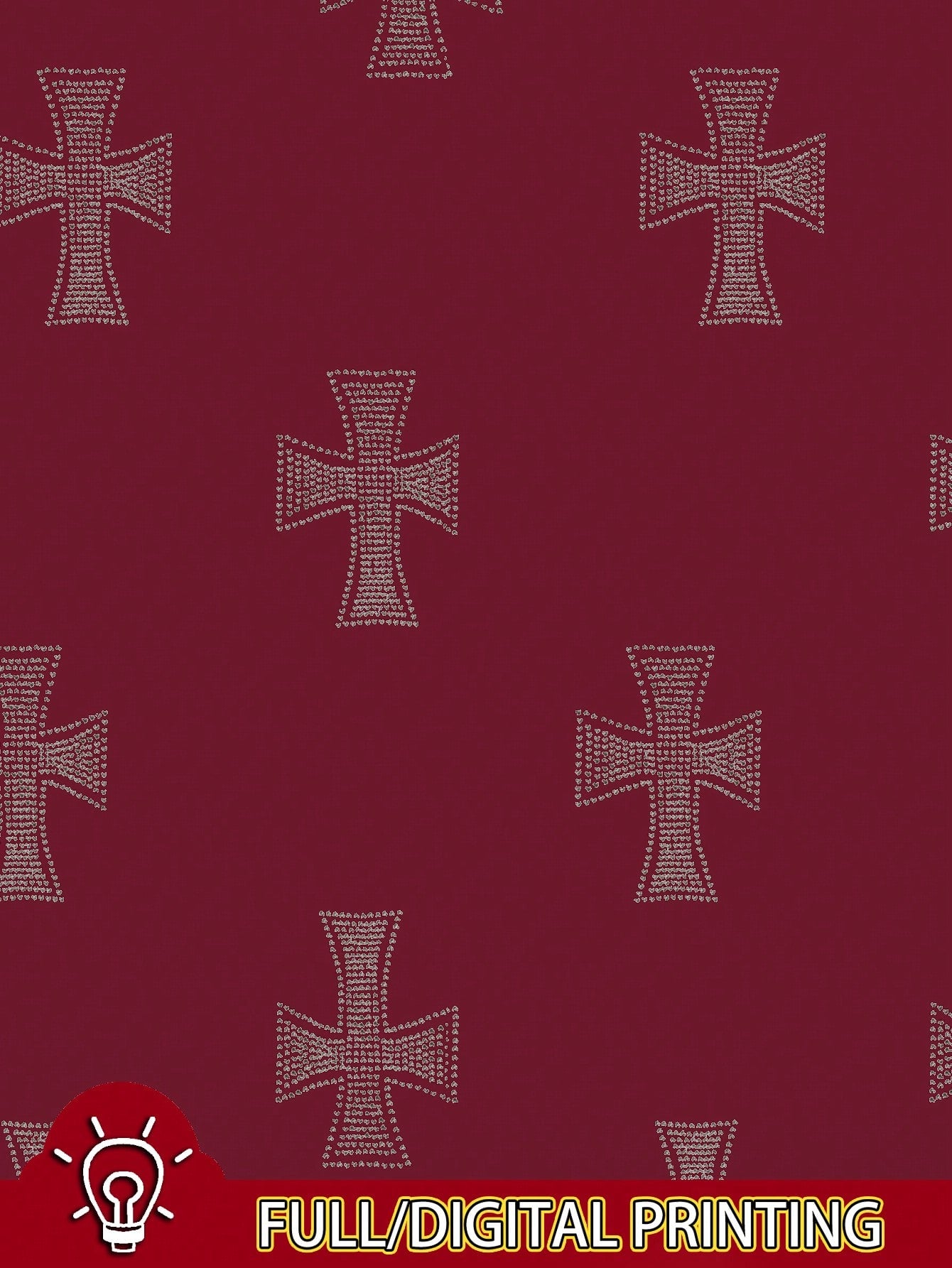 Women's Rhinestone Cross Graphic Casual Hooded Hoodie