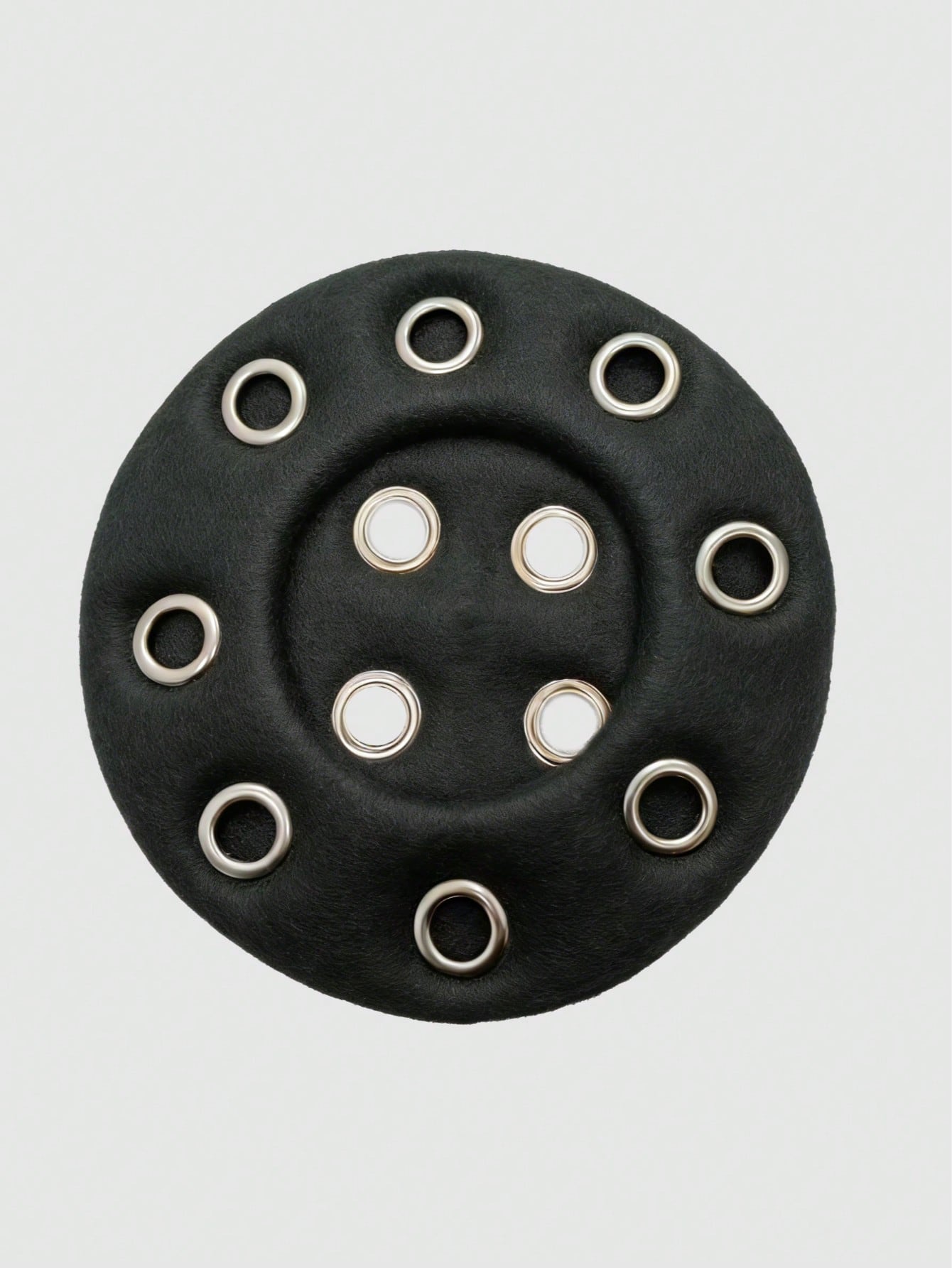 Grunge Punk Metal Ring Beret Hat