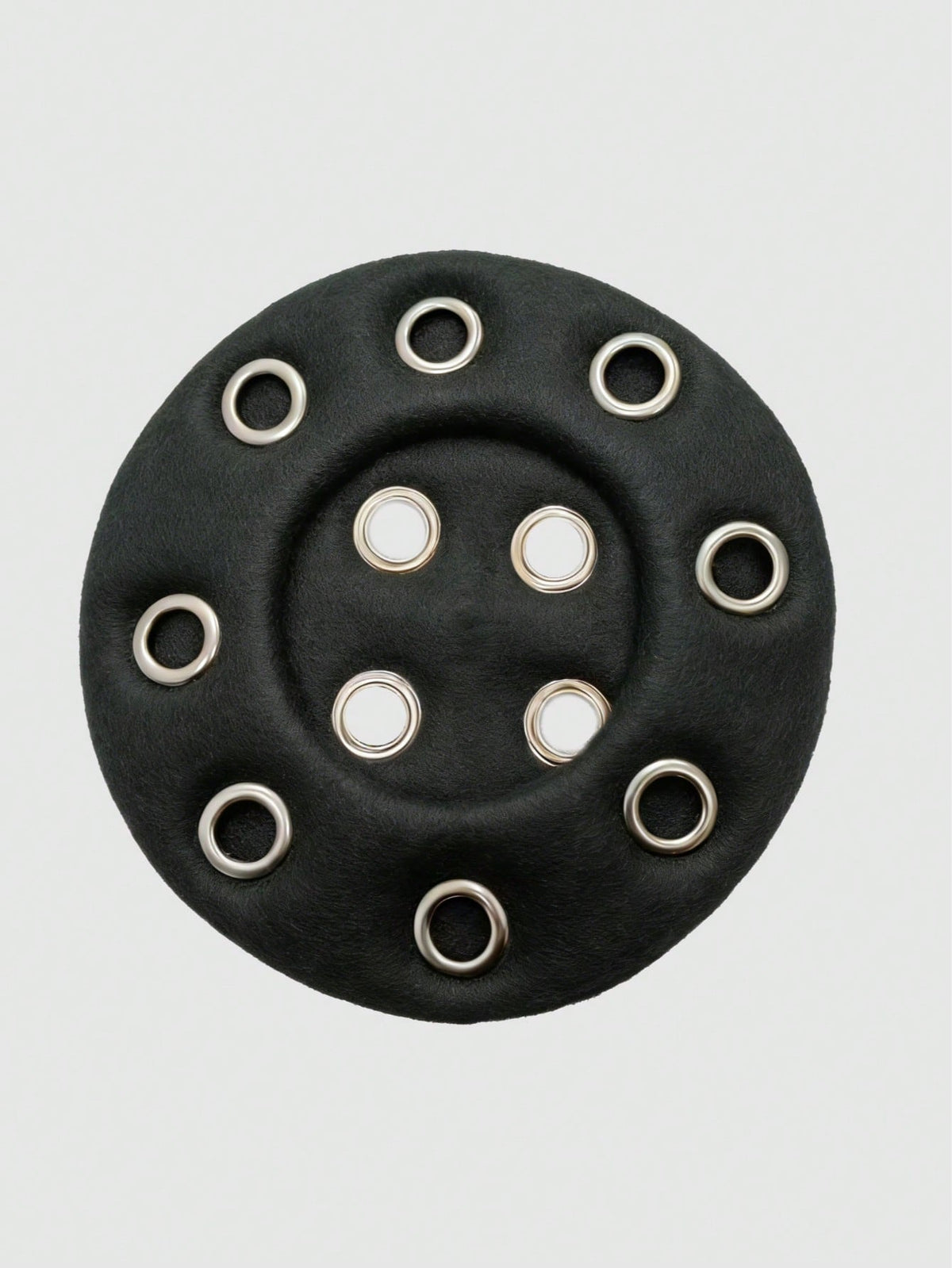 Grunge Punk Metal Ring Beret Hat