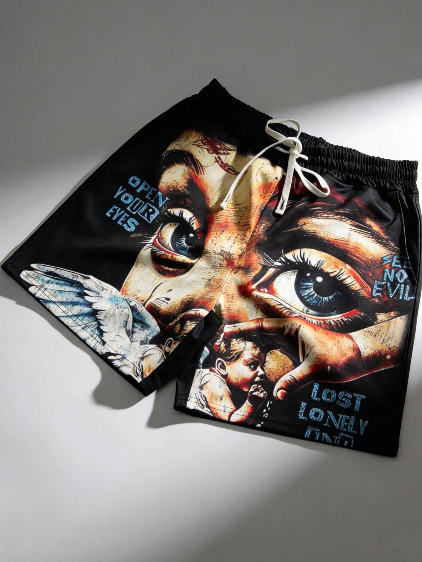 Street Life Men's Graphic Print Casual Shorts