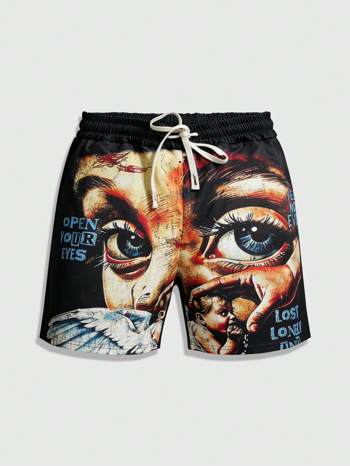 Street Life Men's Graphic Print Casual Shorts