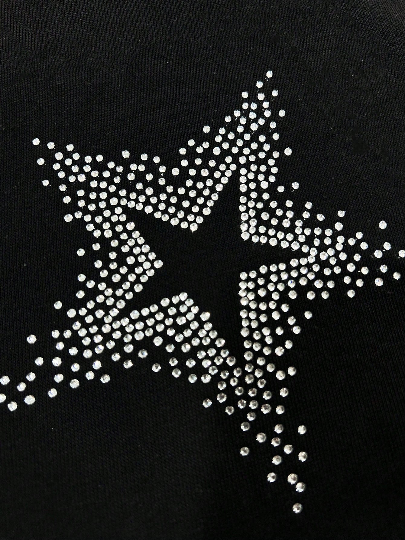 Men's Retro Diamond Star Patchwork Hoodie