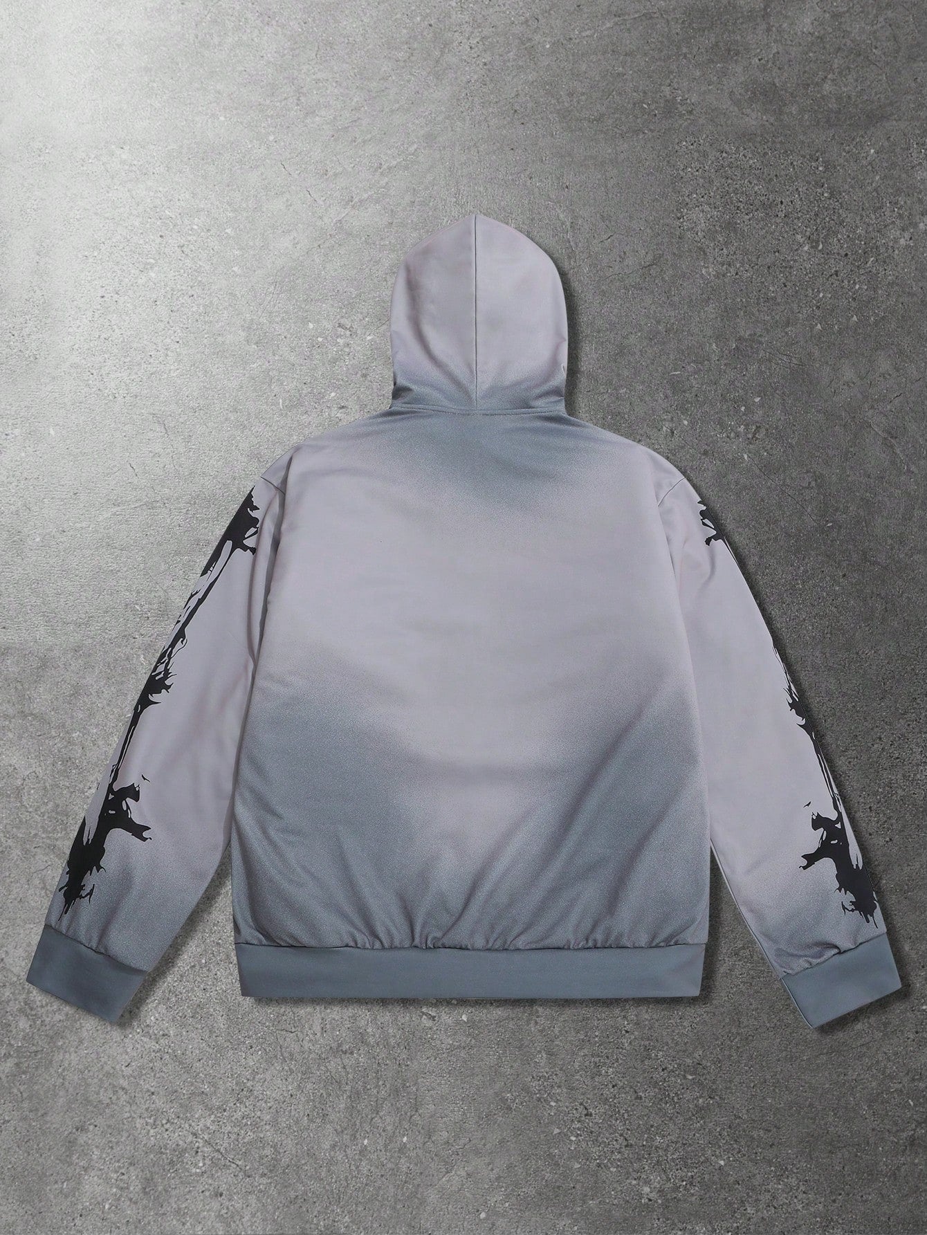 Men Street Life Skull Print Hoodie