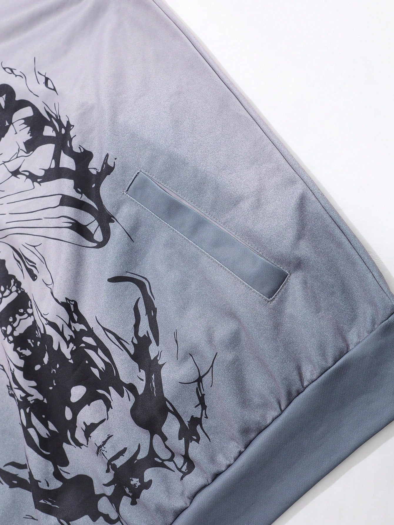 Men Street Life Skull Print Hoodie
