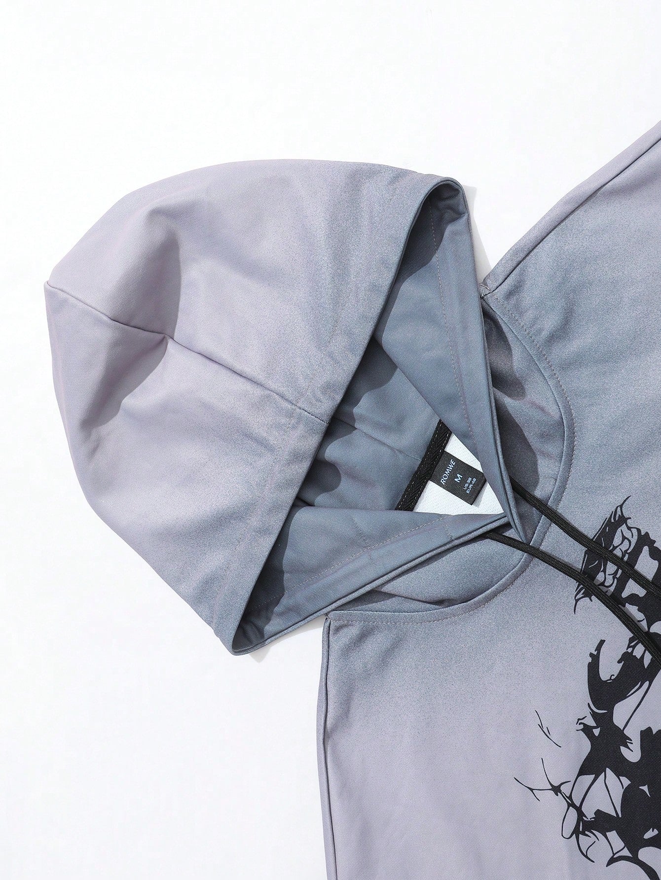 Men Street Life Skull Print Hoodie