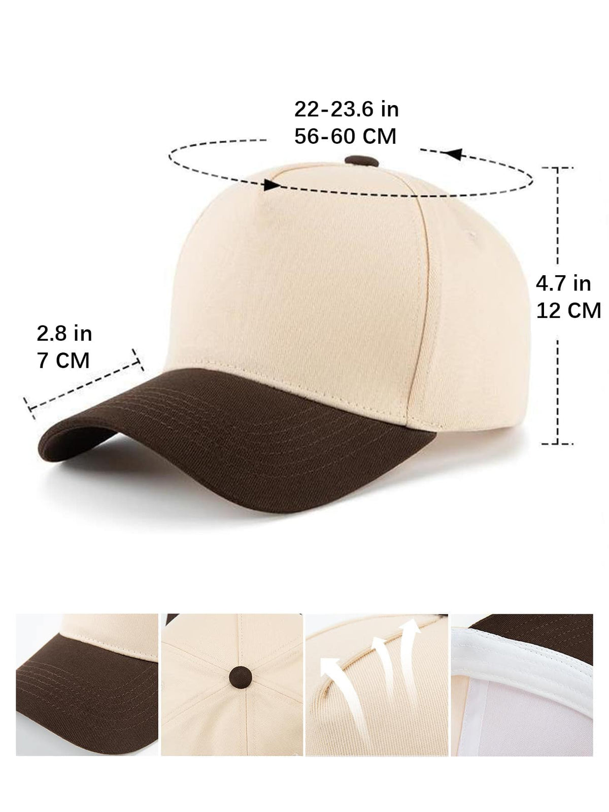 Unisex Vintage Embroidered Sun Protection Baseball Cap