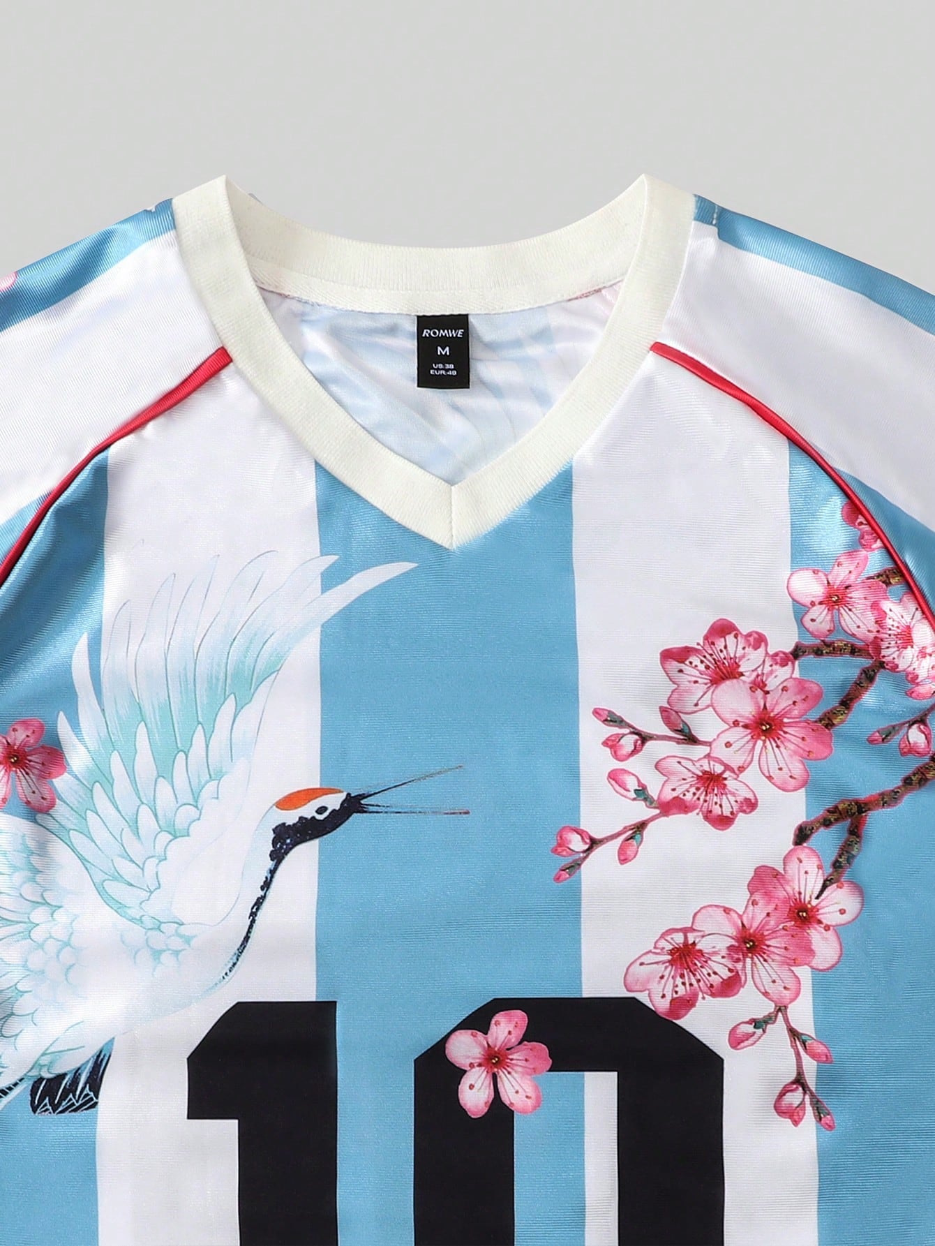 Men Mesh Patchwork Short Sleeve Jersey