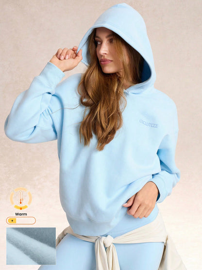 Ultra-Soft Fleece Loose Fit Graphic Hoodie