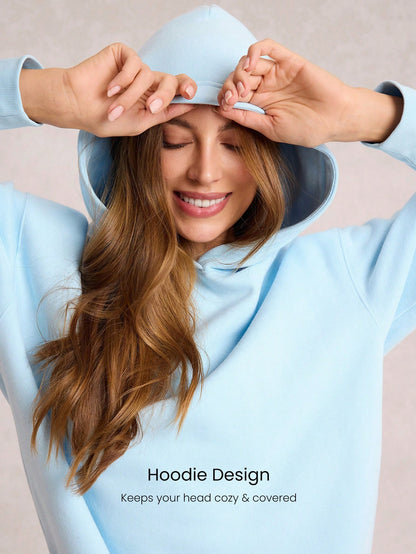 Ultra-Soft Fleece Loose Fit Graphic Hoodie