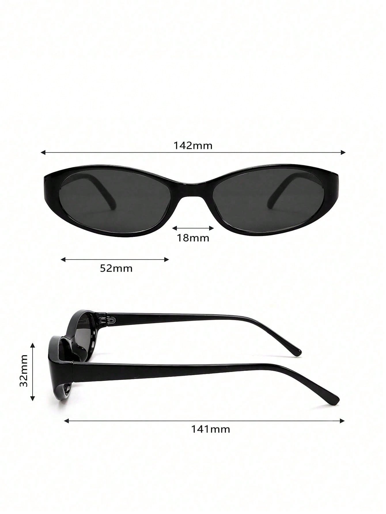 Retro Small Oval Y2K Fashion Glasses
