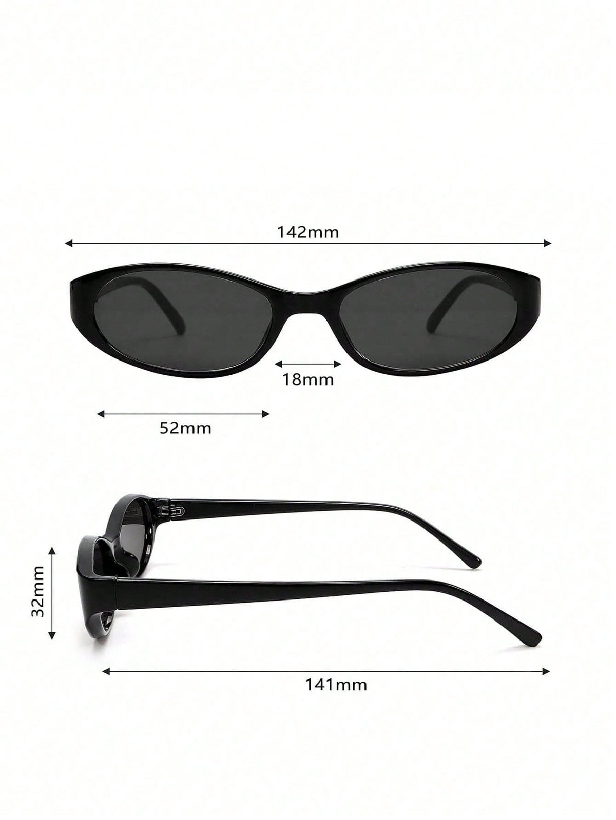 Retro Small Oval Y2K Fashion Glasses