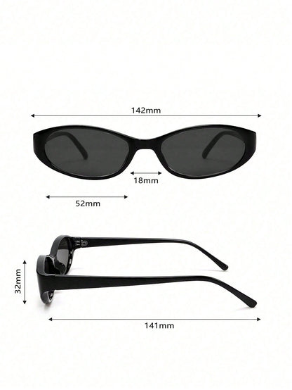 Retro Small Oval Y2K Fashion Glasses