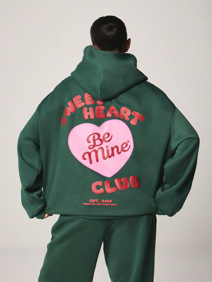 Be Mine Heart Valentine Hoodie