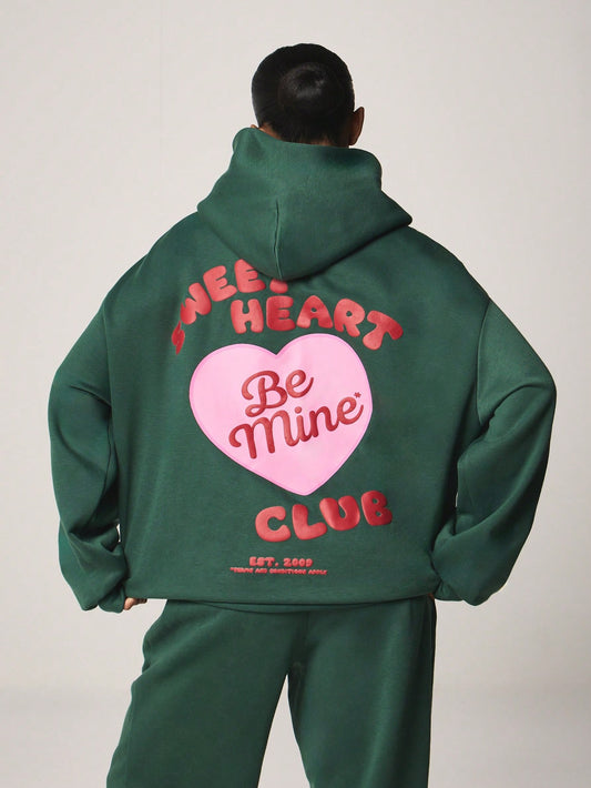 Be Mine Heart Valentine Hoodie