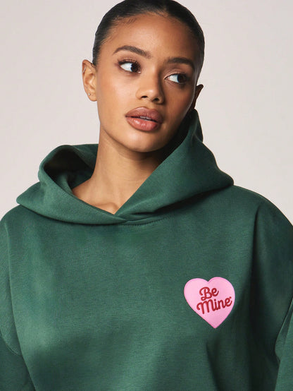 Be Mine Heart Valentine Hoodie