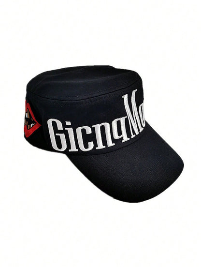 Men's Letter Lip Embroidery Hip Hop Streetwear Cap