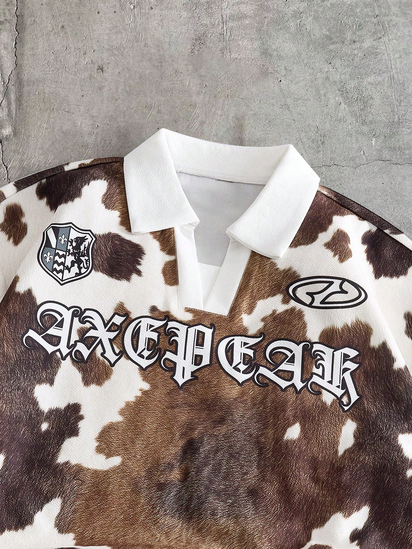 Men's Vintage Casual Letter Print Polo