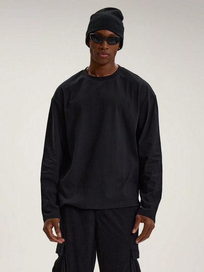 Musero Drop Shoulder Back Graphic Tee