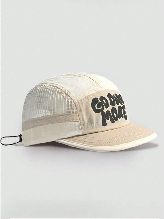 Pyeuien Quick-Dry 5-Panel Mesh Short Brim Baseball Cap