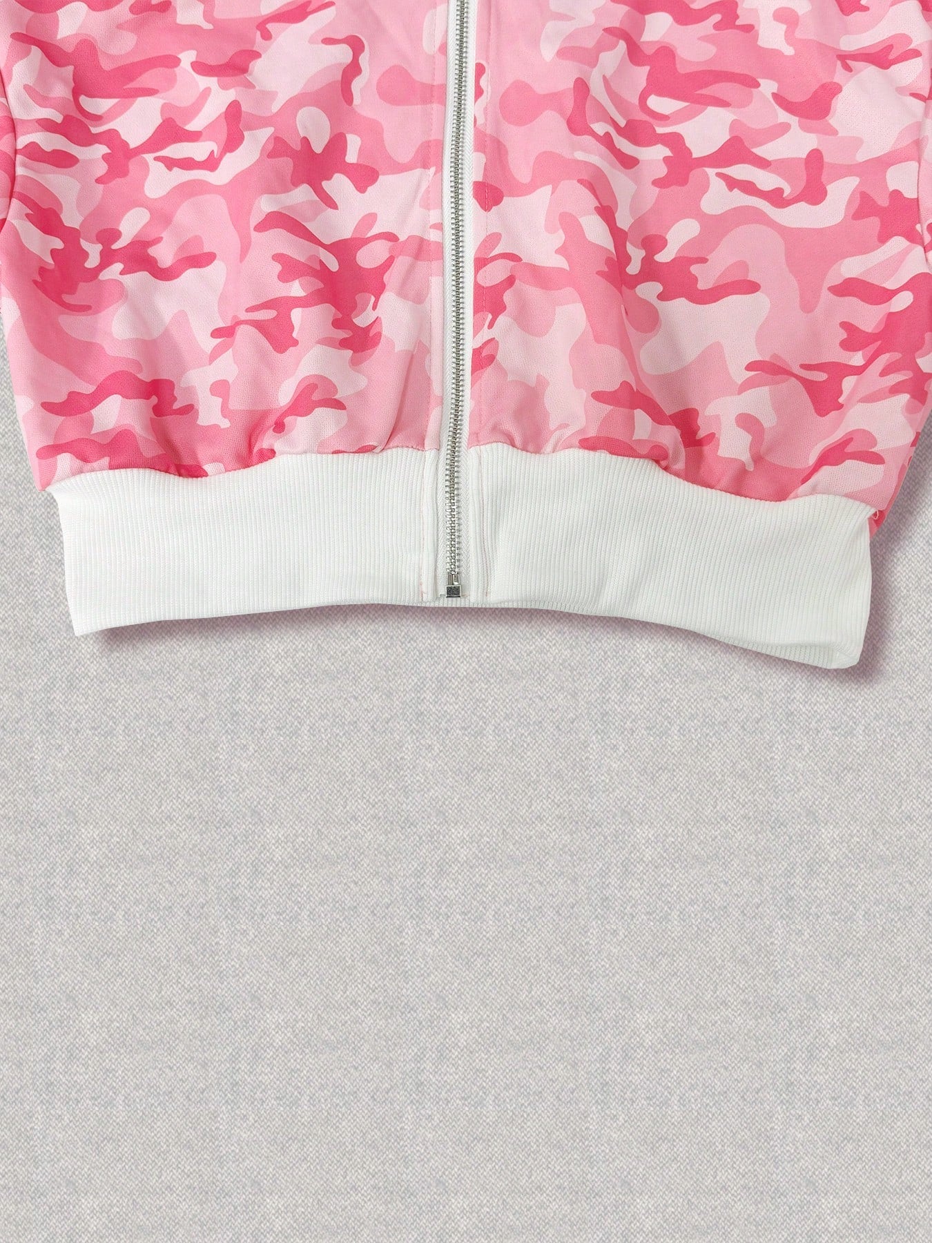 Women's Y2K Camouflage Zip-Up Hoodie and Pants Set