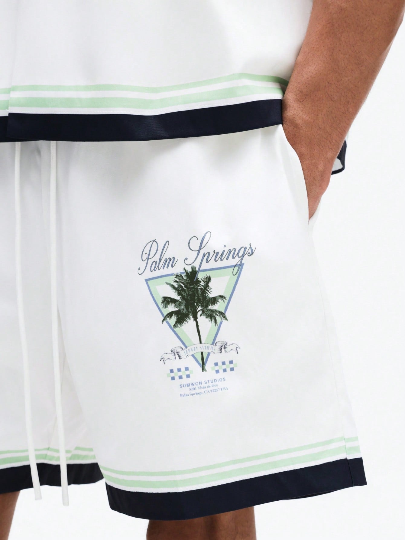 Palm Spring Tropical Print Shirt and Shorts Co-Ord Set